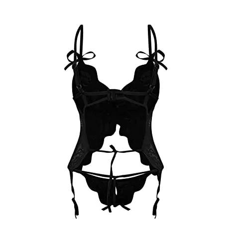 AMhomely Sexy Lingerie for Women Naughty Erotic Outfits Women Elegant Sexy Lingerie Lace Gauze Underwear Bodysuit Suit Slutty Underwears Nightwear Sets for Ladies