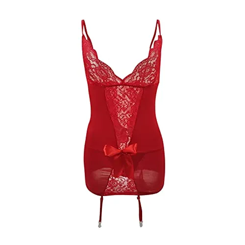 AMhomely Sexy Lingerie for Women Naughty Erotic Outfits Women's Sexy Sling Lace Pajamas Sexy Nightdress Sexy Underwear Lingerie Slutty Underwears Nightwear Sets for Ladies