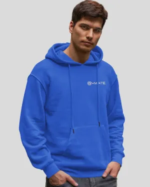 Blue Hoodie Mens ??Gymate Designer Logo [chest]