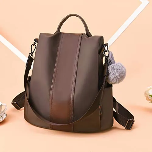 Charmore Women Backpack Ladies Rucksack Waterproof Nylon School bags Anti-theft Dayback Shoulder Bags