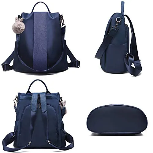 Charmore Women Backpack Ladies Rucksack Waterproof Nylon School bags Anti-theft Dayback Shoulder Bags