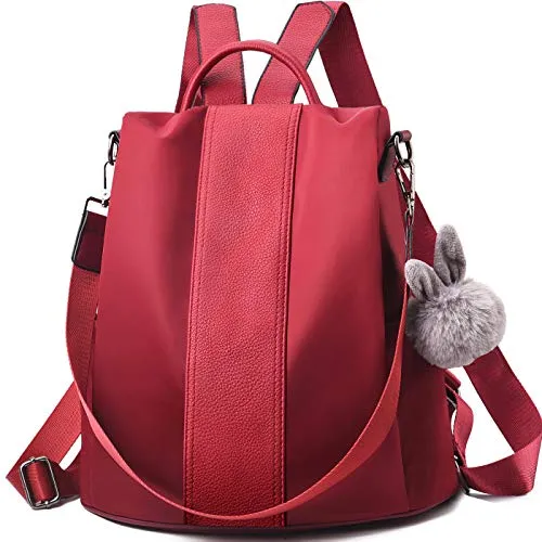 Charmore Women Backpack Ladies Rucksack Waterproof Nylon School bags Anti-theft Dayback Shoulder Bags