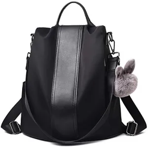 Charmore Women Backpack Ladies Rucksack Waterproof Nylon School bags Anti-theft Dayback Shoulder Bags
