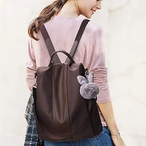 Charmore Women Backpack Ladies Rucksack Waterproof Nylon School bags Anti-theft Dayback Shoulder Bags