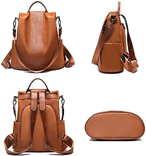 Charmore Women Backpack Ladies Rucksack Waterproof Nylon School bags Anti-theft Dayback Shoulder Bags