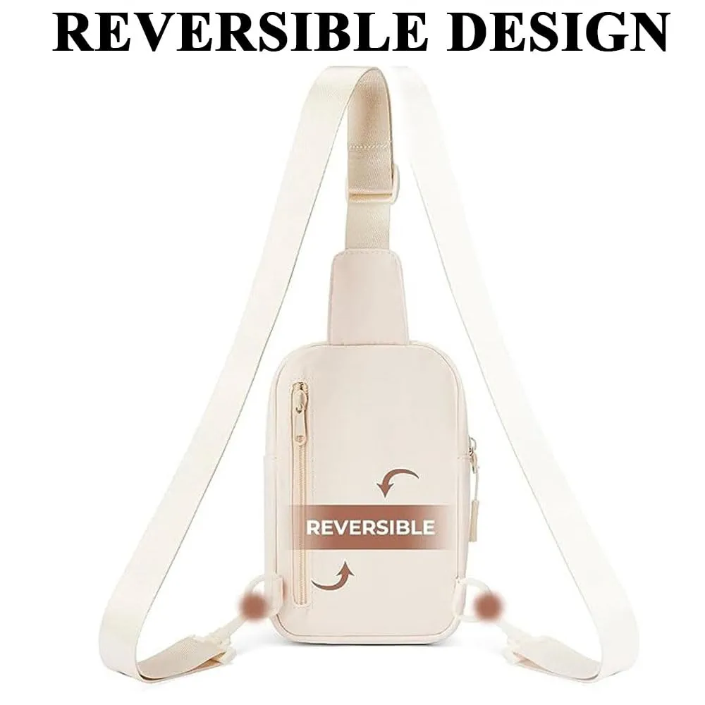 Chest Sling Crossbody Bag for Women, Small Ladies Cross Body Travel Across Body Bag, Girls Small Over Shoulder Crossover Bags, Waterproof Phone Bags Anti-theft Cross Over Bag Mini Backpack