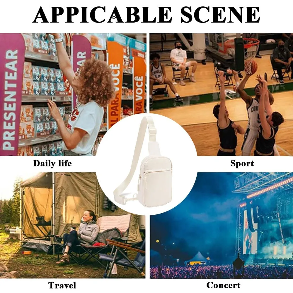 Chest Sling Crossbody Bag for Women, Small Ladies Cross Body Travel Across Body Bag, Girls Small Over Shoulder Crossover Bags, Waterproof Phone Bags Anti-theft Cross Over Bag Mini Backpack