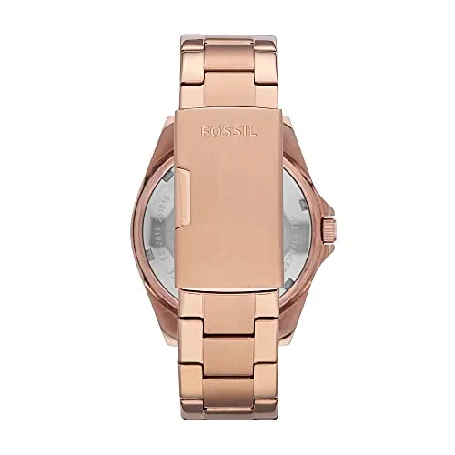 Fossil Women's 38mm Riley Multi-functional Rose Goldtone Dial Watch