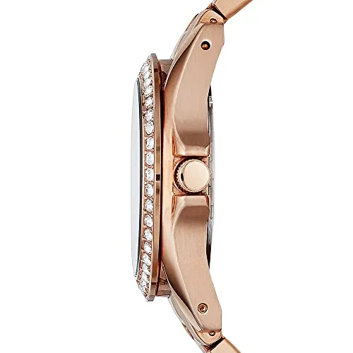 Fossil Women's 38mm Riley Multi-functional Rose Goldtone Dial Watch
