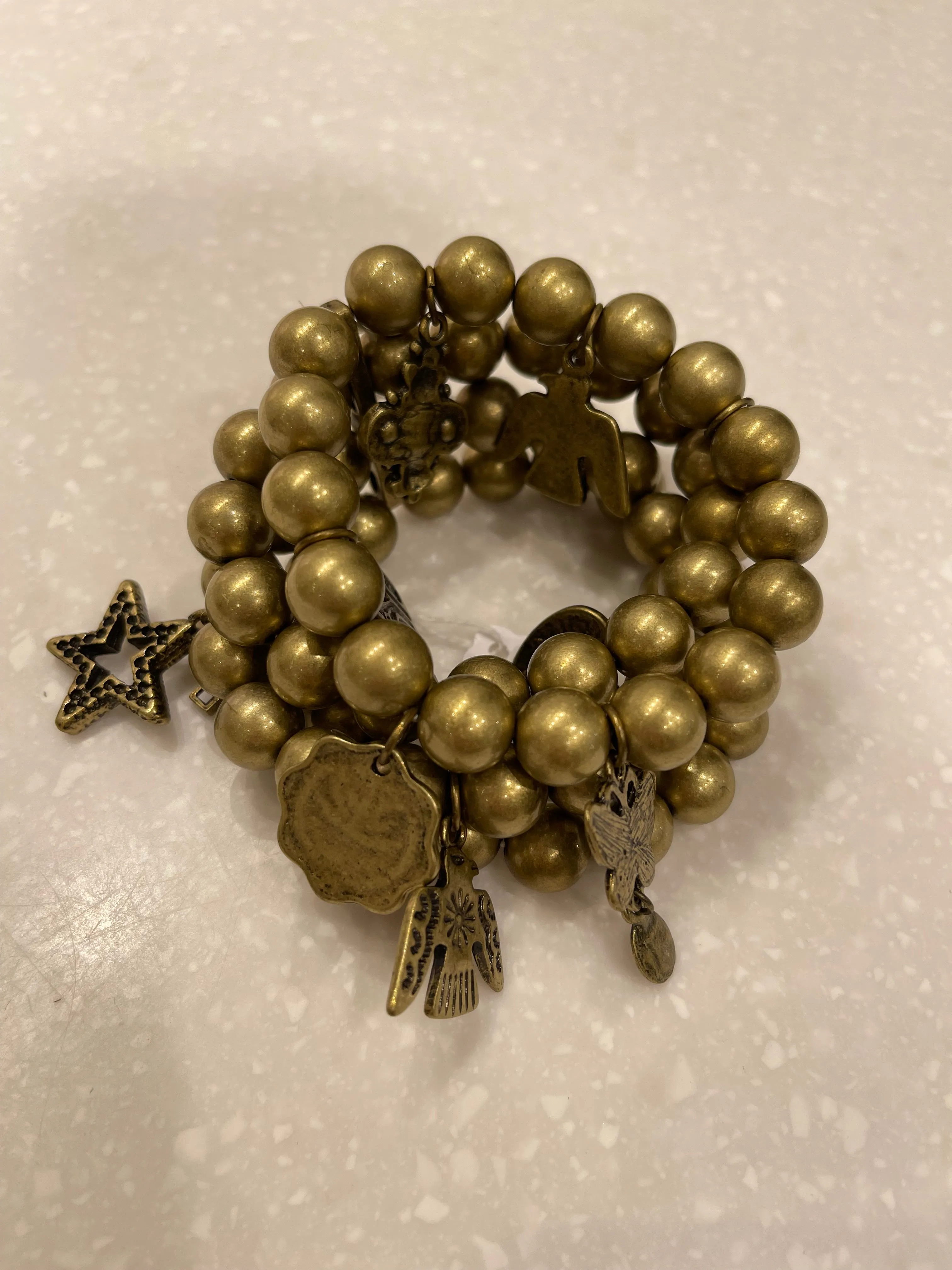 Gold Ball Detailed Bracelet