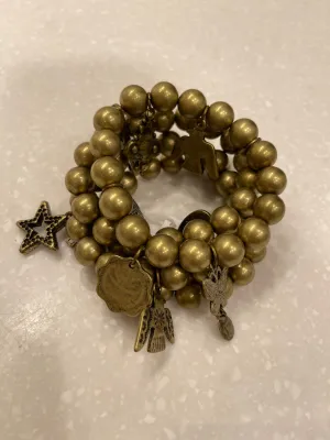 Gold Ball Detailed Bracelet