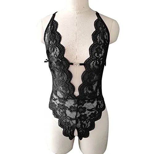 Ladies' Lace See Through Crotch Sexy Pajamas Sexy Lingerie