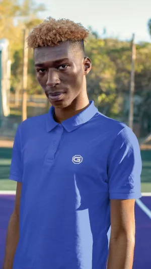 Mens Polo T Shirts   Branded logo [4 colours]