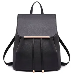 Miss Lulu Ladies Fashion PU Leather Backpack Rucksack Shoulder Bag