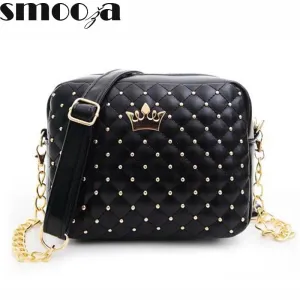 Rivet Chain Shoulder Bag