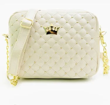 Rivet Chain Shoulder Bag