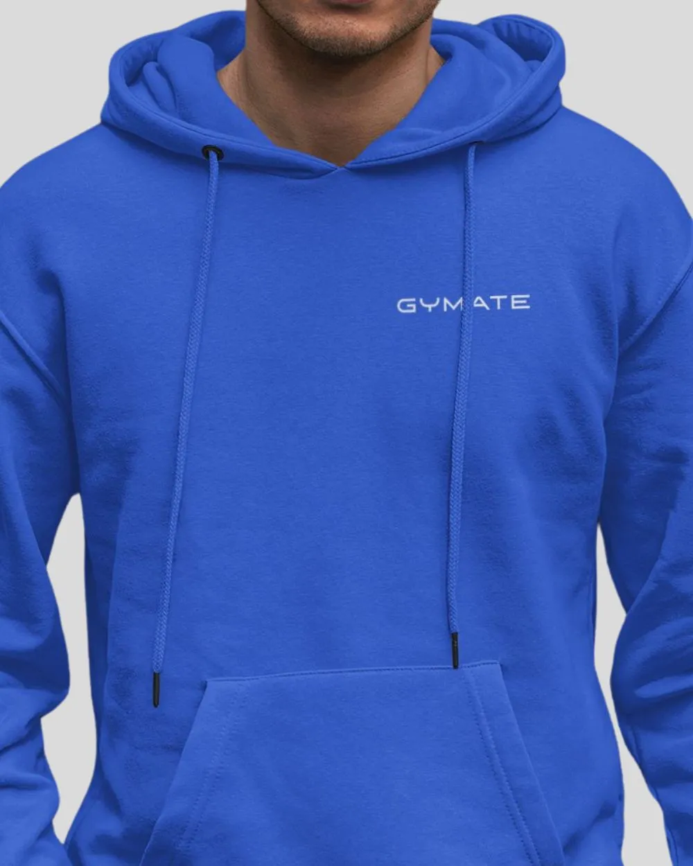 Royal Blue Hoodie Mens ??Gymate Original Small Logo [chest]
