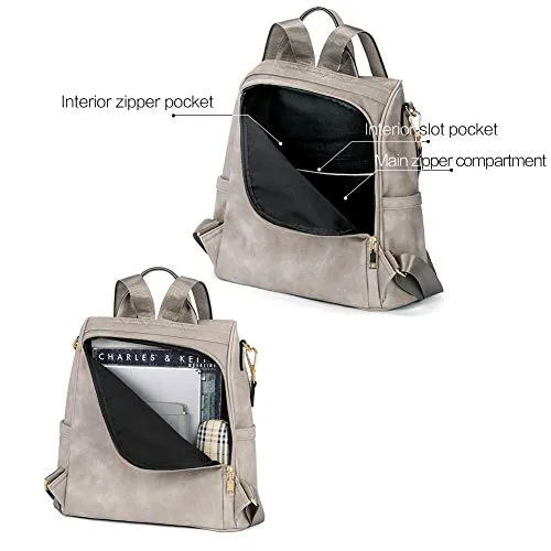 Women Backpack Purse Fashion Leather Large Travel Designer Ladies Shoulder Bags