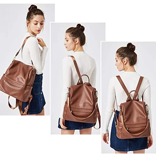 Women Backpack Purse Fashion Leather Large Travel Designer Ladies Shoulder Bags