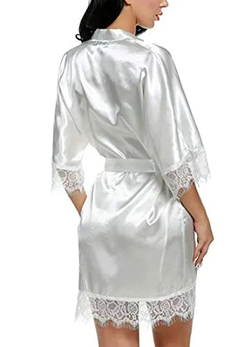 Women's Night Gowns Satin Silk