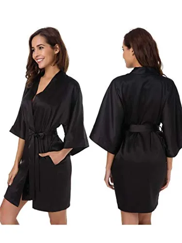 Womens Silk Satin Gown Dress.