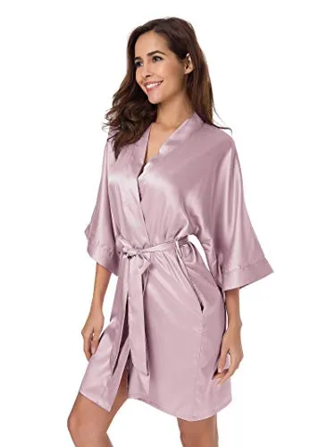 Womens Silk Satin Gown Dress.
