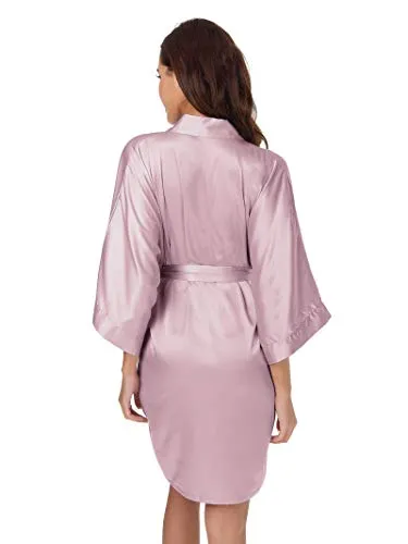 Womens Silk Satin Gown Dress.