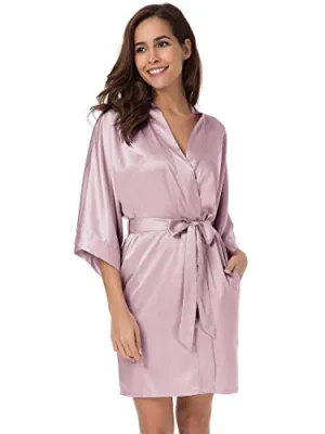 Womens Silk Satin Gown Dress.